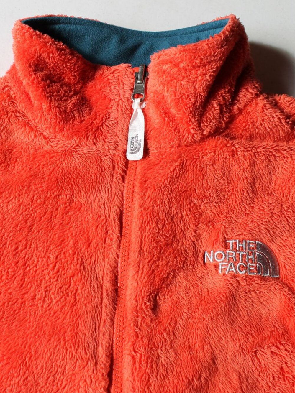 The North Face Osito Fleece Jacket Women's Medium Orange Full Zip Gorpcore/Hiker